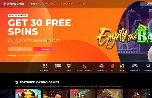 EnergyWin Blacklisted Casino