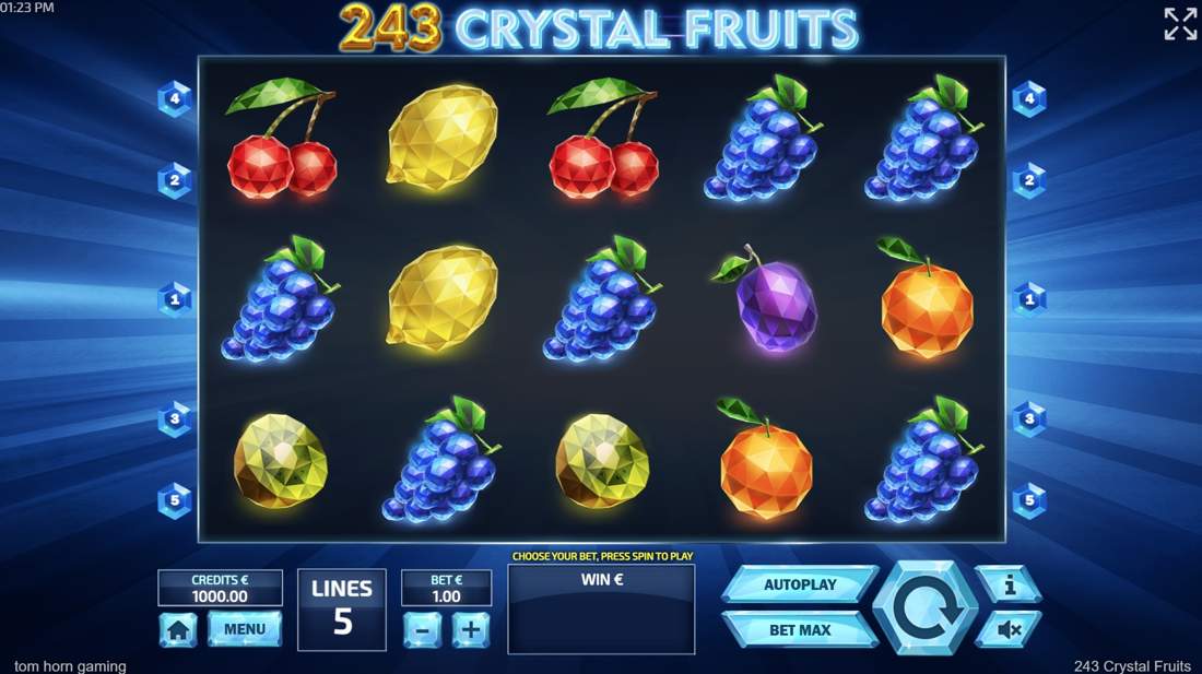 Gameplay of 243 Crystal Fruits