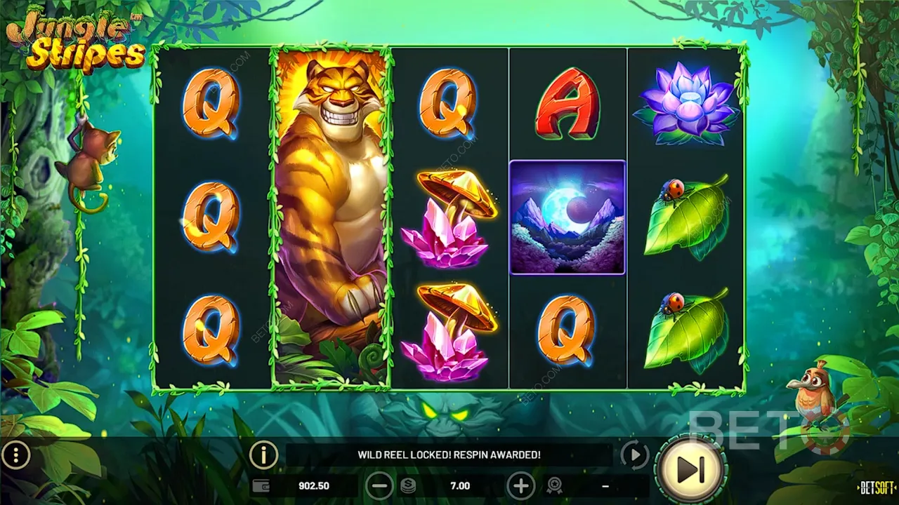 Gameplay of Jungle Stripes