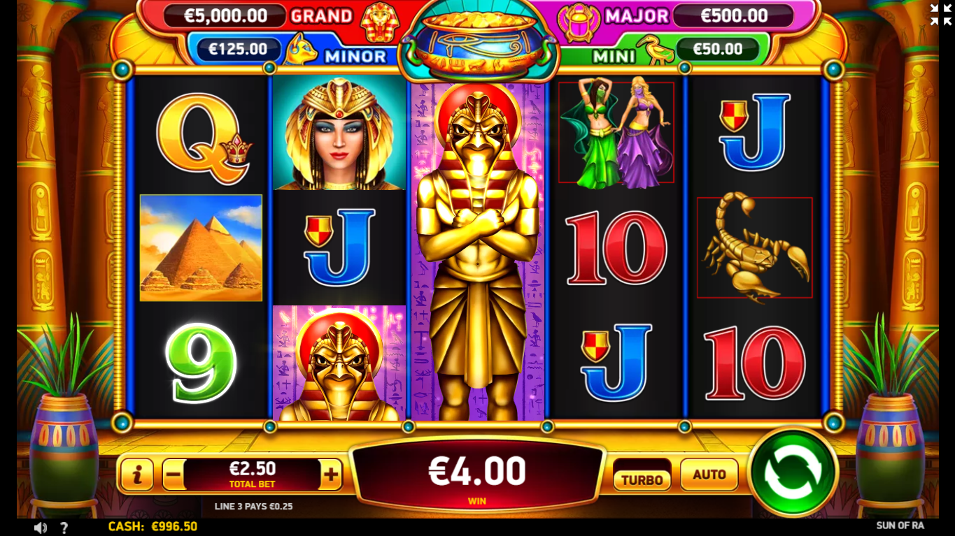 Gameplay of Sun of Ra