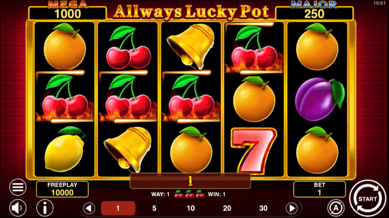 Gameplay of Allways Lucky Pot