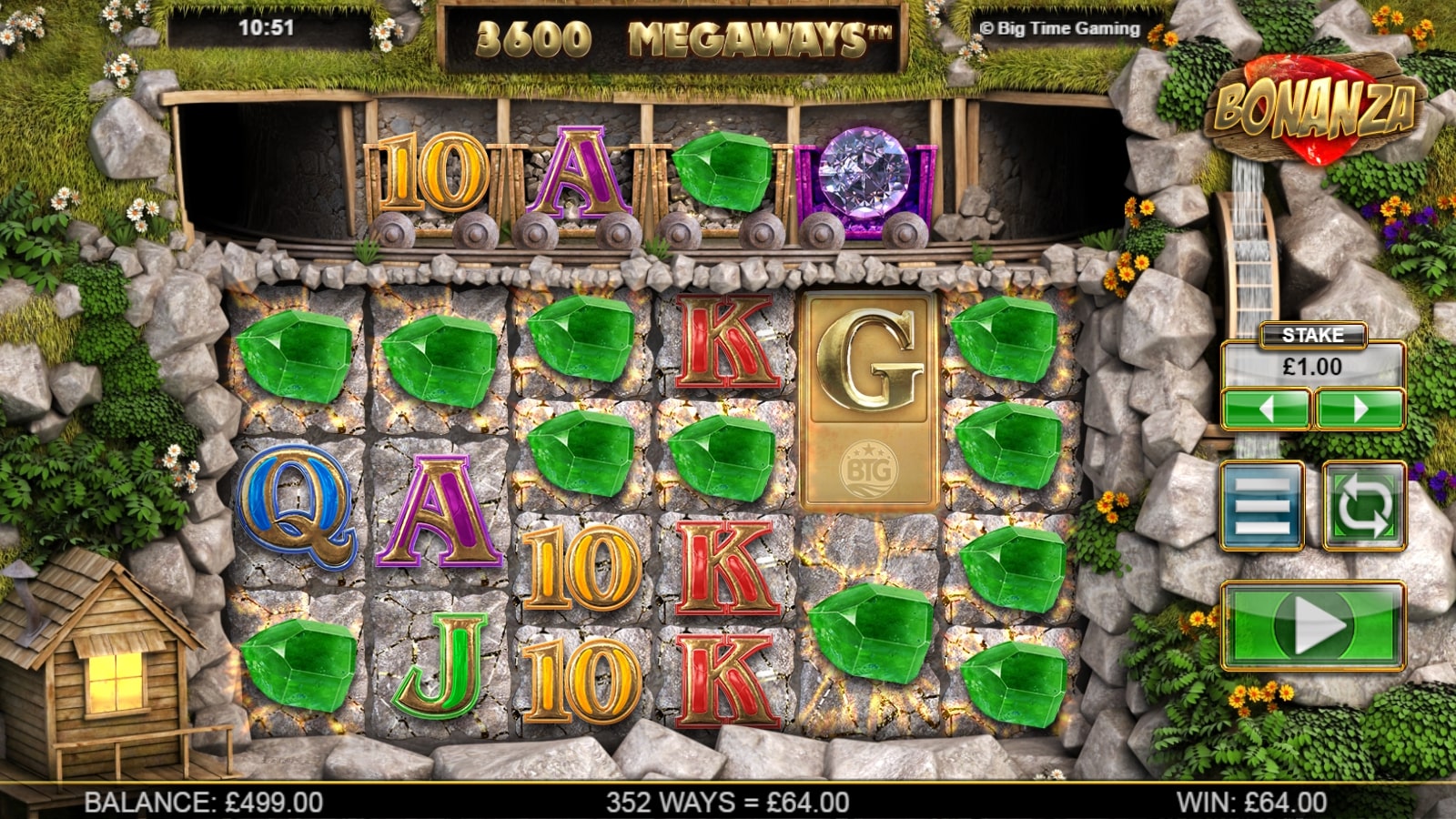 Gameplay of Bonanza Megaways