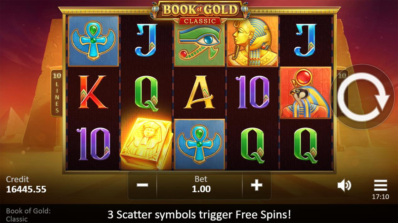 Gameplay of Book of Gold: Classic