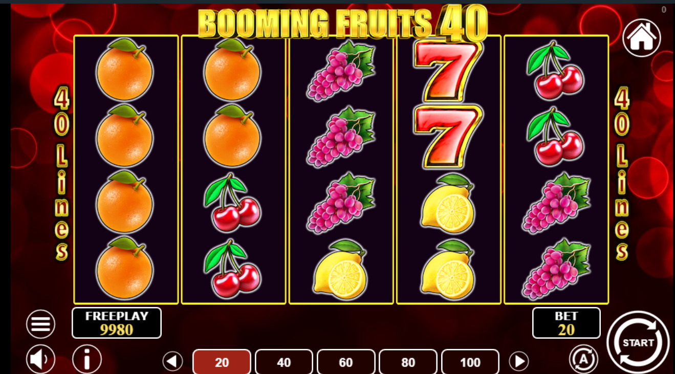 Gameplay of Booming Fruits 40