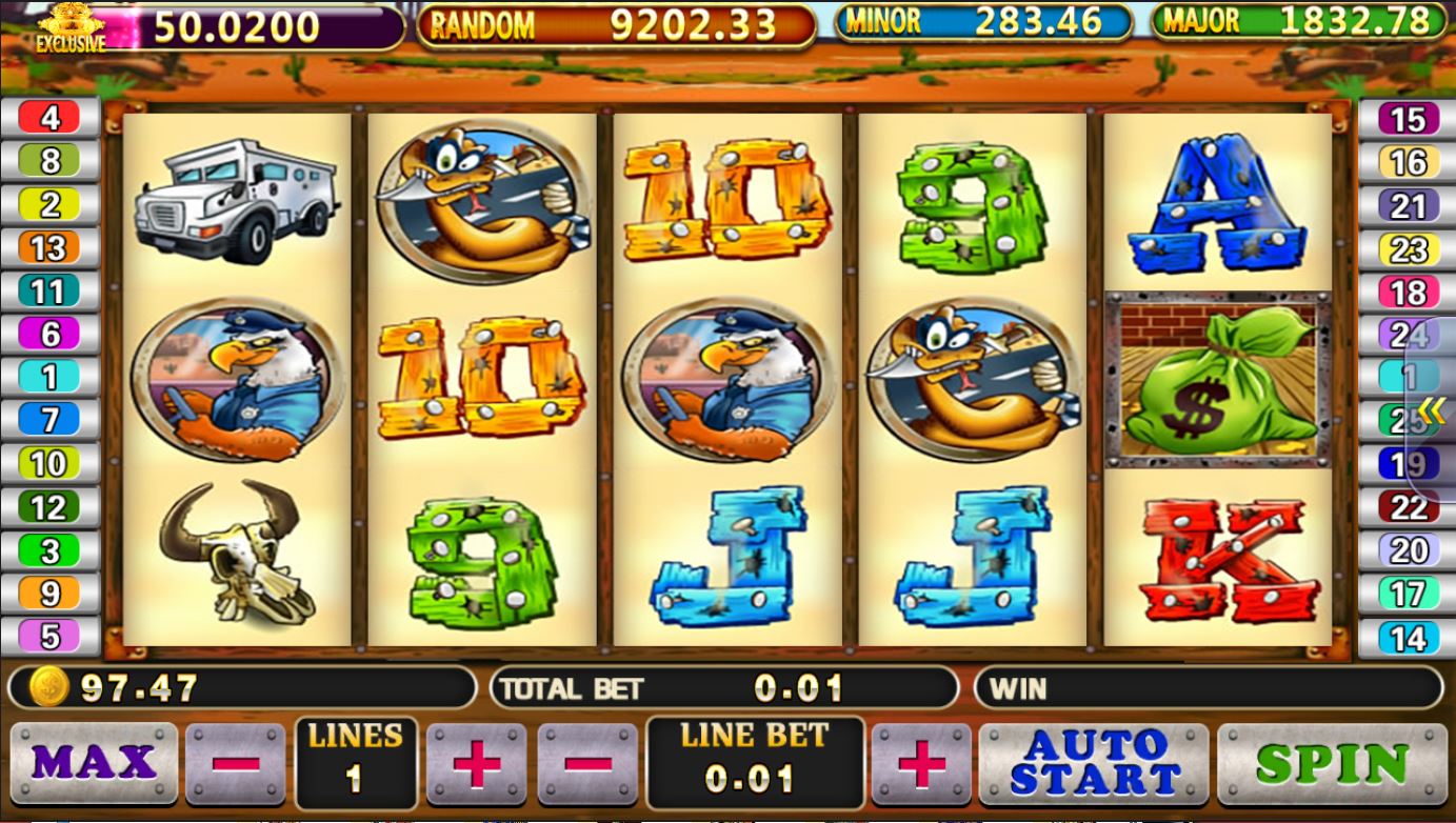 Gameplay of Coyote Cash