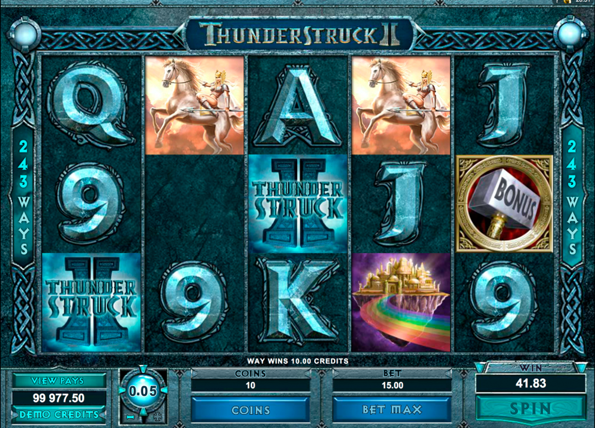 Gameplay of Thunderstruck II