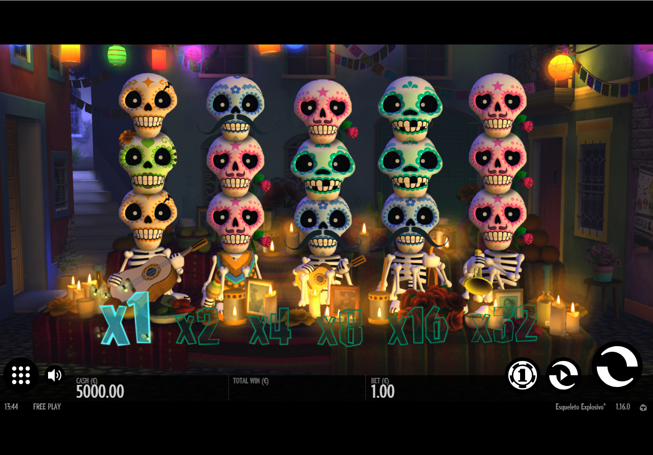 Gameplay of Esqueleto Explosivo
