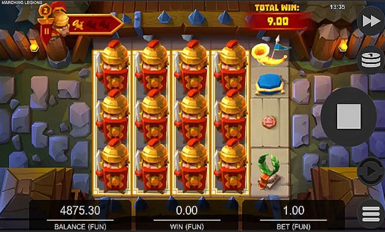 Gameplay of Marching Legions