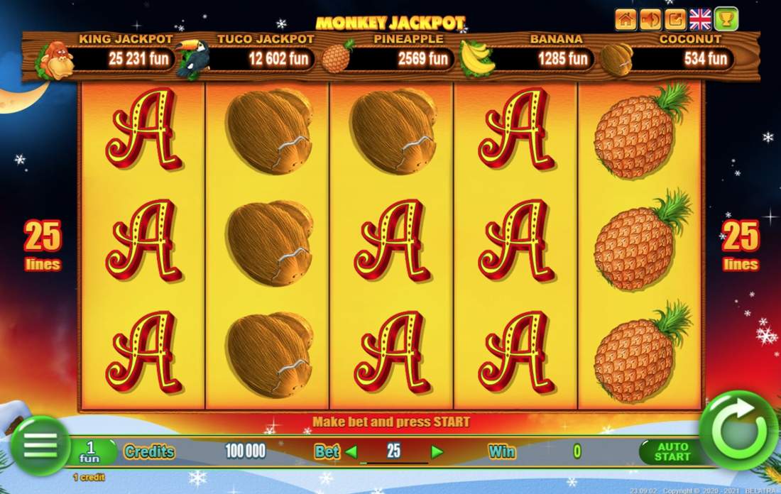 Gameplay of New Year Monkey Jackpot