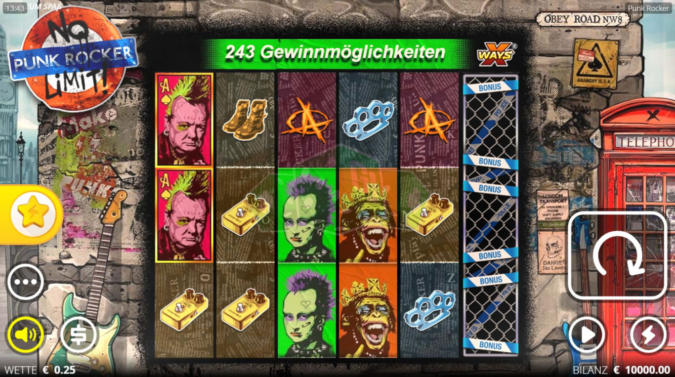 Gameplay of Punk Rocker