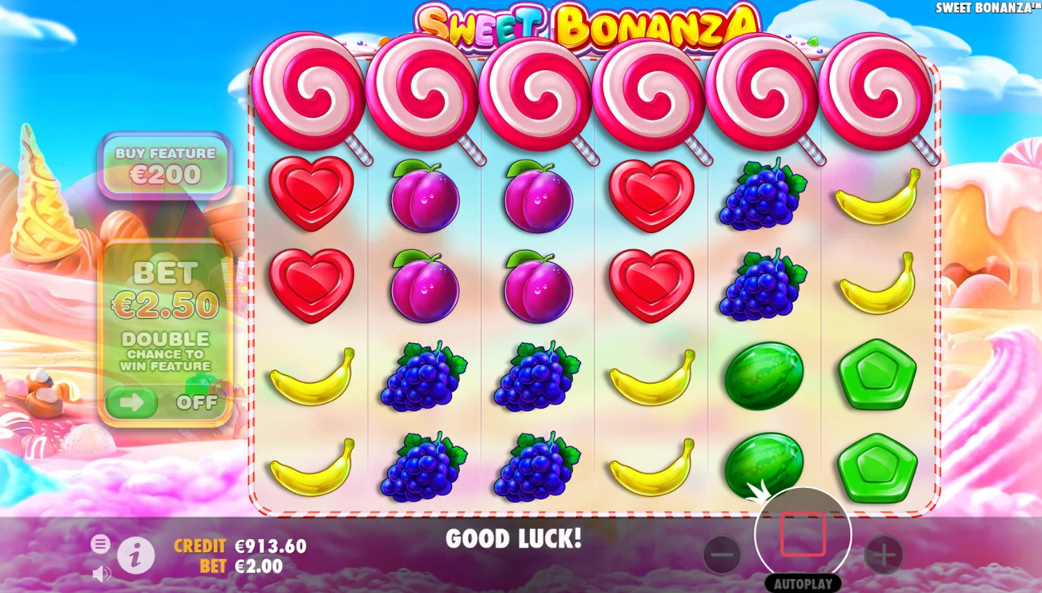 Gameplay of Sweet Bonanza