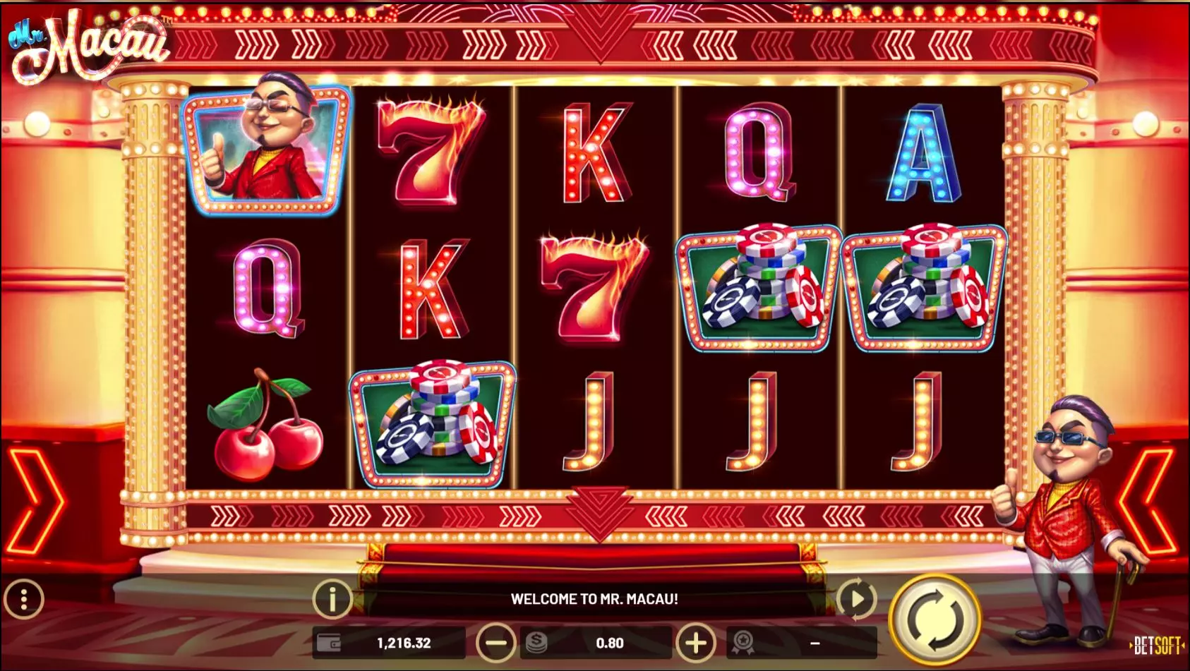 Gameplay of Mr Macau