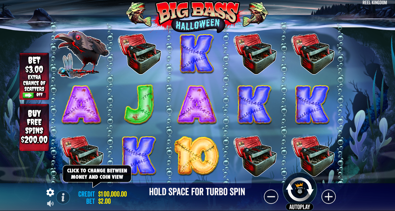 Gameplay of Big Bass Halloween