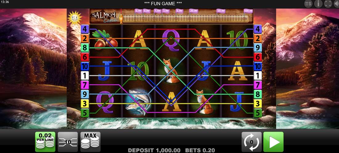 Gameplay of Salmon Catch