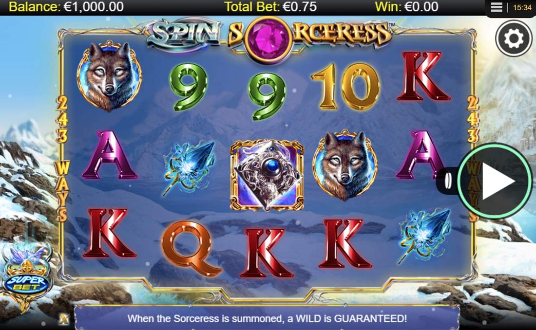 Gameplay of Spin Sorceress